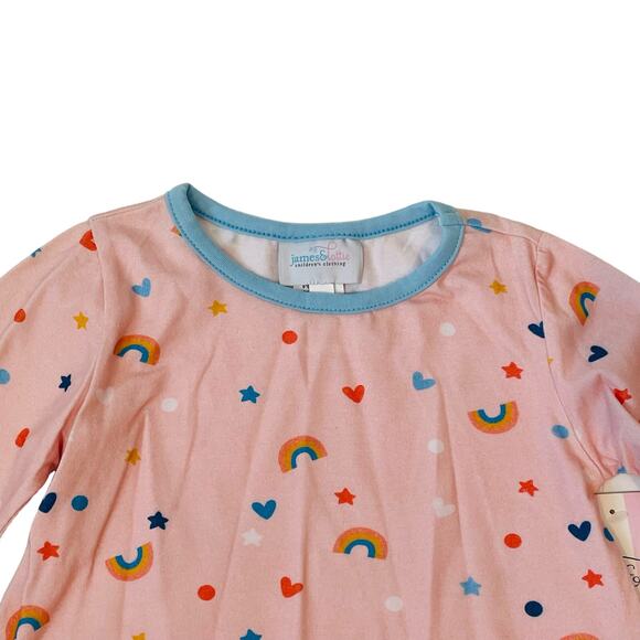 NWT James & Lottie 12M Rosie Rainbow Dress - Picture 3 of 5
